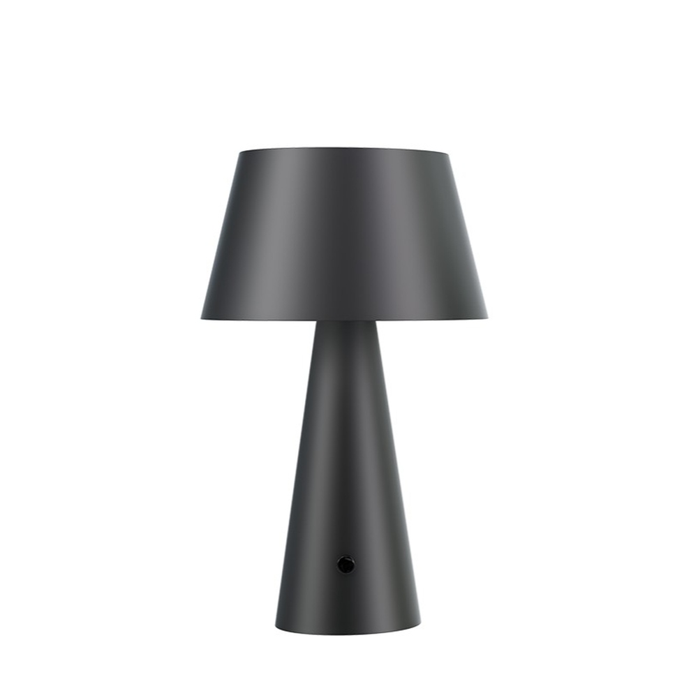 Lampe de table solaire noir