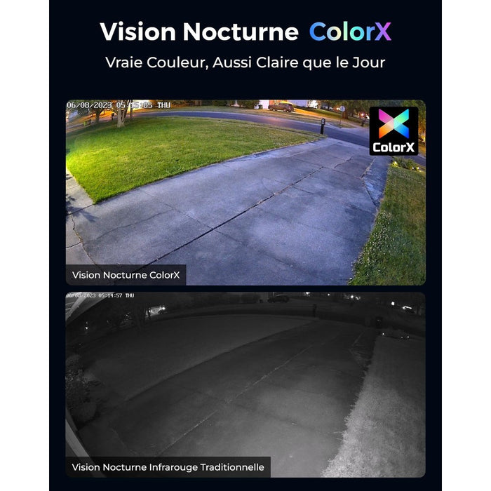 Reolink CX410W - Caméra extérieure Wifi 4MP vision nocturne en couleur