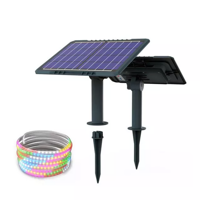 Ruban solaire RGB multicolore 10m avec télécommande