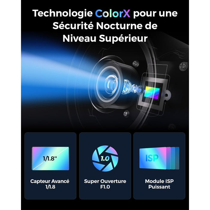 Reolink CX410W - Caméra extérieure Wifi 4MP vision nocturne en couleur