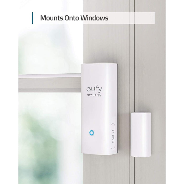 Eufy Capteur d'entrée - Détecteur pour Portes et fenêtres avec Alarme - Nécessite Eufy HomeBase