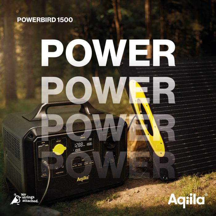 Aqiila Powerbird S1500 - Générateur Solaire Portable 1500W / 1568Wh