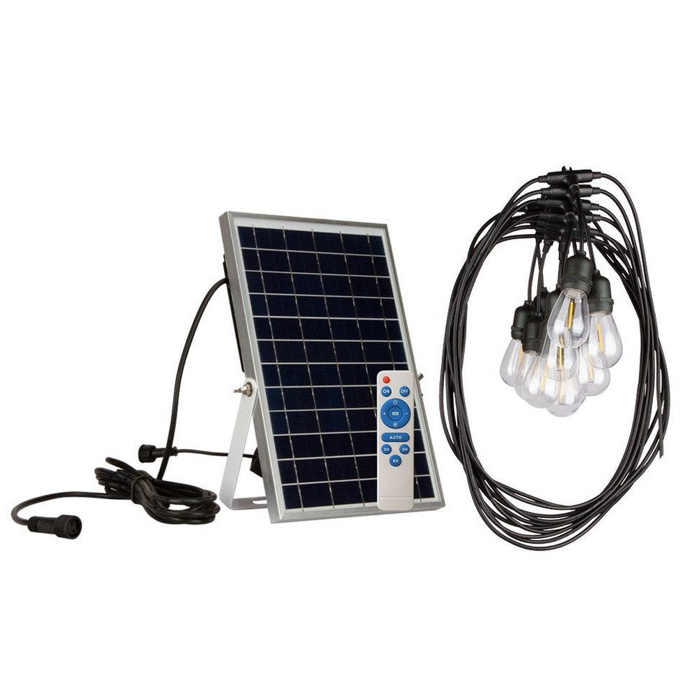 Guirlande solaire d'extérieur 10m 10 ampoules IP65